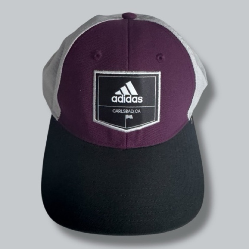 Adidas Men's Two-Tone Purple and Black Hat